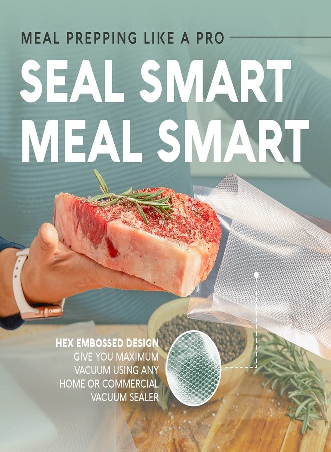 Avid Armor Vacuum Sealer Bags Pint Size, Vac Seal Bags for Food Storage, Meal Saver Freezer Vacuum Sealer Bags, Sous Vide Bags Vacuum Sealer, Non-BPA, 6 x 10 inches, Pack of 100 - Image 4